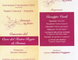 Concerto Coro Teatro Regio di Parma