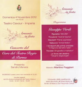 Concerto Coro Teatro Regio di Parma