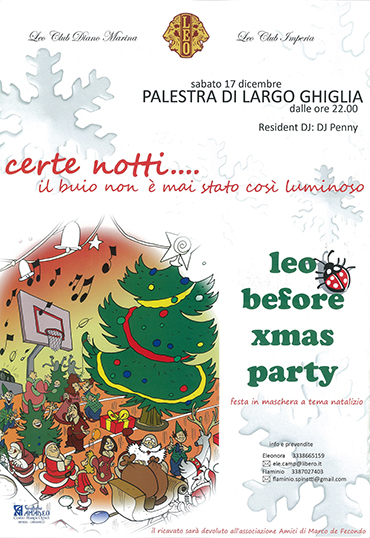 Locandina xmas party 